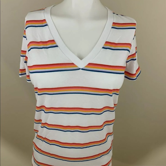 PINK Victoria's Secret Tops - NWT Victorias Secret PINK Striped Short Sleeve